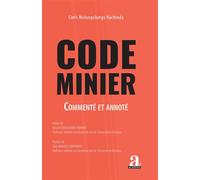 Code minier Commenté et annoté - Cim's Mulungulungu Nachinda - Academia Eds - broché - Etude