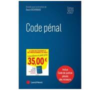 Code pénal 2027 - David Dechenaud - LexisNexis - relié - Manuel