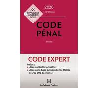 Code Pénal Et Code De Procédure Pénale - 2 Volumes