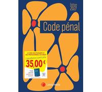 Code pénal Jaquette 2027 - Jaquette Flower power