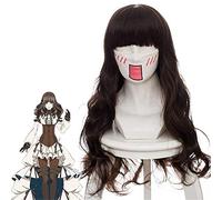 Code Realize KUZ454a Perruque longue noire pour femme Cosplay Cardia Beckford