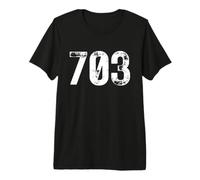 Code régional 703 Arlington Virginia T-Shirt Haut de Gamme