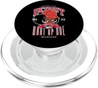 Code régional What Up Doe Detroit Afro Ladies 313 PopSockets PopGrip pour MagSafe