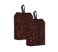 Code Rouge du Programmeur， Lot de 2 Sacs à Chaussures de Voyage, Sacs de Rangement imperméables, Organisateur de Chaussures pour Les Voyages et la Maison