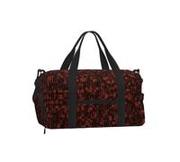 Code Rouge du Programmeur,Sac de Sport bandoulière à Main, Sac de Voyage Grande capacité pour Femmes et Hommes
