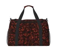 Code Rouge du Programmeur,Sacs de Sport, Sacs de Voyage bandoulière pour Le Sport, Sacs de Voyage Grande capacité pour Femmes et Hommes