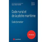 Code rural et de la pêche maritime 2024 Hubert Bosse-Platière (Auteur), Fabrice Collard (Auteur), Benjamin Travely (Auteur), Benoît Grimonprez (Auteur), Thierry Tauran (Auteur)