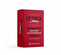 CoDeck Challenge - 100 cartes juridiques et ludiques - - Collectif - Dalloz - Jeux livres objets