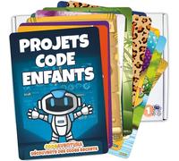 CodeKiste CodeAventure - Kit de Programmation pour Enfants (6-14 Ans) | Apprendre Javascript avec de Vraies applis & Jeux | Débutants | Codes Secrets (thème Animaux) | 100% navigateur