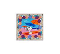 CODELLO Foulard 'J’ADORE LA PLAGE' bleu, Taille One Size