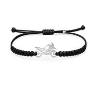 CODEONE Bracelet GS en nylon tressé | acier inoxydable | Design artisanal sportif | Bracelet moto | Coffret cadeau, Mediano, Métal, Pas de gemme