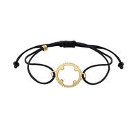 CODEONE Bracelet plat en nylon noir | acier inoxydable argenté ou doré | Design artisanal | Plateau vélo | Coffret cadeau, Mediano, Métal, Sans pierre