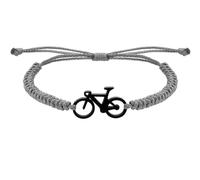 CODEONE Bracelet Vélo Réglable en Nylon pour Homme et Femme - Argent, Acier Inoxydable - Petit - Étui Cadeau Inclus