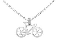 CODEONE Pendentif vélo Pandera Custom | Argent sterling 925 millièmes | Design artisanal sportif | Cyclisme | Coffret cadeau, Mediano, Métal, Pas de gemme