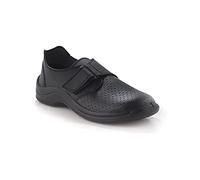 Codeor MYVN MyCodeor Velcro Chaussures de sécurité professionnelles non perforées Fermeture Velcro, Noir, Taille 35