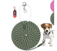 Codepets - Laisse de dressage en nylon robuste, poignée confortable en silicone, très réfléchissante, sans nœuds, pour chiens et chats, pour l'extérieur, la marche - Vert - 1,8 m x 0,6 cm
