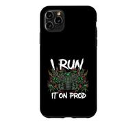 Coder Devops I Run It on Prod Hacker Skull Coque pour iPhone 11 Pro Max