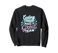 Coder et Moi Faisons Une Super Blague d'équipe pour Un étudiant en Informatique Sweatshirt