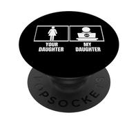Coder Your Daughter My Daughter Développeur de logiciels amusant PopSockets PopGrip Adhésif