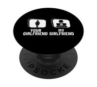Coder Your Girlfriend My Girlfriend Développeur de logiciels amusant PopSockets PopGrip Adhésif