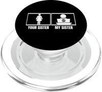 Coder Your Sister My Sister Brother Développeur de logiciels amusant PopSockets PopGrip pour MagSafe