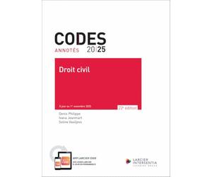 Codes annotés 2025 - Droit civil 23ed