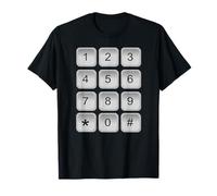 Codes de sécurité pour clavier et numéro de téléphone T-Shirt