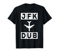 Codes de vol New York Dublin JFK vers Dub T-Shirt