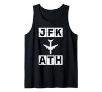 Codes d'itinéraire de vol JFK vers ATH New York Athènes Débardeur
