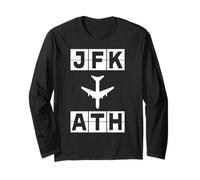 Codes d'itinéraire de vol JFK vers ATH New York Athènes Manche Longue