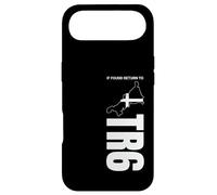 Codes postaux Cornish Carte et Drapeau du comté de Cornwall TR6 s Coque pour iPhone Air