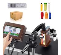 Codeur automatique à jet d'encre avec écran tactile, imprimante de qualité industrielle pour textes, chiffres, graphiques, logos, codes-barres, codes QR et codage de date de production/expiration