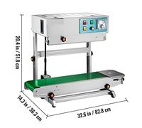 Codeur de date d'impression de scelleur de bande continue de Machine de cachetage automatique verticale de FR900 for l'emballage de graines de médecine alimentaire Pour le bricolage(Type A)