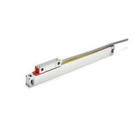 Codeur d'échelle linéaire, Échelle linéaire mince de haute précision 20mm x 28mm, encodeur linéaire 0.005mm 50 100 150 200 250 300 350 400mm, règle linéaire optique -M Pour tour fraiseuse(NTS-M-100mm)