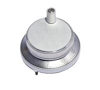 Codeur d'impulsions CNC 1 volant de générateur d'impulsions CNC 5V 60/80mm 100PPR manuel, encodeur rotatif électronique 4 ou 6 broches(24V 4pins 100PPR,Sliver,60mm)