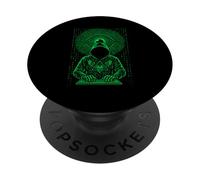 Codeur informatique cyber éthique de cybersécurité Hacker PopSockets PopGrip Adhésif