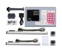 Codeur linéaire, YH800-2 Et échelle linéaire 0-1000mm for machines à rouler 5U 5V TTL 22 * 34 Codeur linéaire du navire rapide(YH800-2S Dro Set)