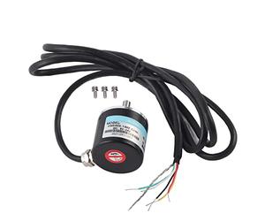 Codeur photoélectrique de codeur triphasé ABZ DC 5-24V 3000-6000 tr/min codeur à arbre solide pour le domaine de l'ingénierie automatique(100HZ)