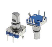 Codeur rotatif EC11s, commutateur de Code, 20 positions avec interrupteur, 5 broches, longueur de la poignée 12.5MM, Type demi-arbre, 5 pièces