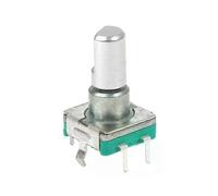 Codeur rotatif fin EC11 avec commutateur 30 positions 15 impulsions 15 mm demi-axe audio potentiomètre