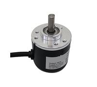 Codeur rotatif incrémental ES38 6mm Arbre Encodeur Rotatif Incrémental 100 200 360 Impulsion 400 600 1000p/r AB Phase NPN Sortie 8-24V Encodeurs de commutation (Color : 100ppr, Size : A)