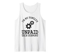 Codeurs d'ingénieur Logiciel de Support Technique Non payé de I'm My Family Débardeur