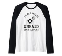Codeurs d'ingénieur Logiciel de Support Technique Non payé de I'm My Family Manche Raglan