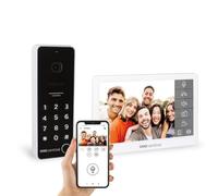 CodeVisio Wi-Fi Interphone Vidéo Connecté Filaire - Clavier À Code, Écran | Visiophone PVF0054, Dialogue À Distance, Ouverture Code, Alertes Sur Smartphone, Enregistrement Photo Et Vidéo, Écran Tactile