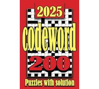 Codeword Book for adult 2025: Quick Daily Code words containing 200 puzzles with solution