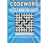 Codeword Puzzle Book for Adults: Code Breaker / Code Word Puzzle for Adults & Senior | 100 Puzzles (UK Version)
