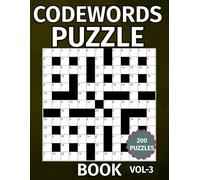 Codewords Puzzle Book: Challenge Your Brain With This 200 Codeword Game for Adults & Gifts for Puzzle lovers gifts.Vol-3