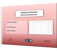 CODEX ACTION Cahier de Consigne A4 Spirale - Registre Événements & Incidents - 80 Pages - Suivi Sécurité, Transmission & Traçabilité Entreprise