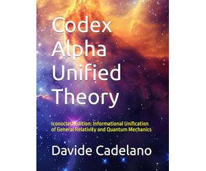 Codex Alpha Unified Theory: Iconoclast Edition: Informational Unification of General Relativity and Quantum Mechanics