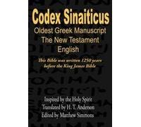 Codex Sinaiticus: The Oldest Biblical Manuscript (English) Paperback Book By Matthew Simmons